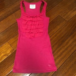 Abercrombie Hot Pink Ribbed Tank Top